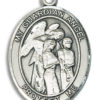 Guardian Angel W - Children Medal and Necklace