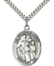 guardian angel w - children medal
