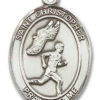 St. Christopher - Track&Field Medal and Necklace