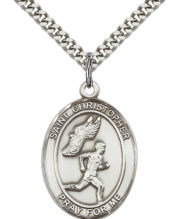 st christopher - track&field medal