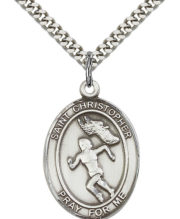 st christopher - track&field medal