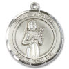St. Agatha Round Medal and Necklace