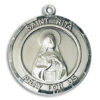 St. Rita Of Cascia Round Medal and Necklace