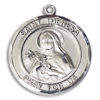 St. Theresa Round Medal and Necklace
