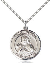 st theresa round medal
