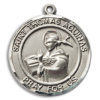 St. Thomas Aquinas Round Medal and Necklace