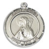 St. Brigid Of Ireland Round Medal and Necklace