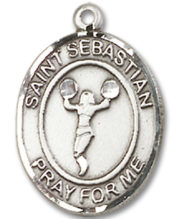St. Sebastian - Cheerleading Medal and Necklace