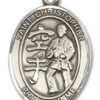 St Christopher - Karate Medal and Necklace