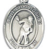 St. Christopher - Lacrosse Medal and Necklace