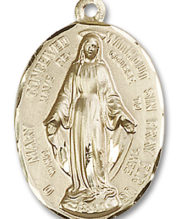 Immaculate Conception Medal and Necklace