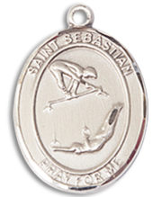 St Sebastian - Gymnastics Medal and Necklace