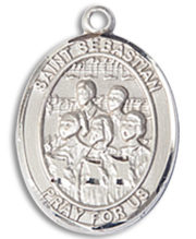 St Sebastian - Choir Medal and Necklace