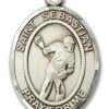 St. Sebastian - Lacrosse Medal and Necklace