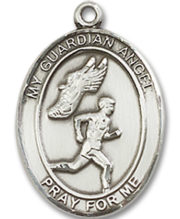 Guardian Angel - Track&Field-Men Medal and Necklace