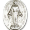 Antique Silver Immaculate  Conception Visor Clip