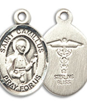 St. Camillus Of Lellis - Doctor Medal and Necklace