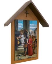 Bertucci Stations of the Cross Simple Poly Wood Outdoor Shrine