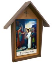 Emmerich Stations of the Cross Deluxe Poly Wood Outdoor Shrine