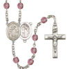 Wrestling Amethyst Rosary