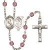 Rugby Amethyst Rosary