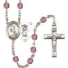 Rugby Amethyst Rosary
