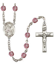 St. Colette Amethyst Rosary