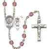 Baseball Amethyst Rosary