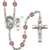 Football Amethyst Rosary