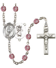 Softball Amethyst Rosary