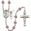 Track&Field Amethyst Rosary