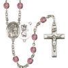 Karate Amethyst Rosary