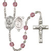 Baseball Amethyst Rosary