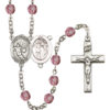 Basketball Amethyst Rosary
