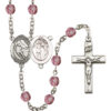 Hockey Amethyst Rosary