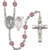 Karate Amethyst Rosary