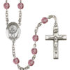 Baseball Amethyst Rosary