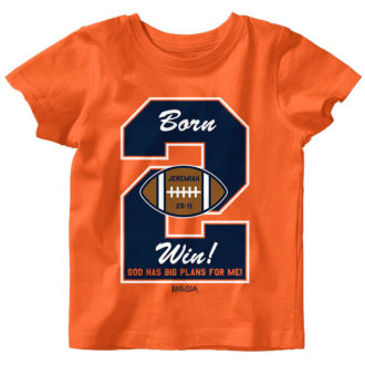 Baby T-Shirt Born 2 Win