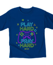 Kidz Christian T-Shirt Gamer 1 Thessalonians 5:17