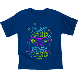 Kidz Christian T-Shirt Gamer 1 Thessalonians 5:17