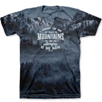 Adult All-Over Print T - Who Made The Mountains