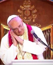 Pope Francis Sleeping St. Joseph