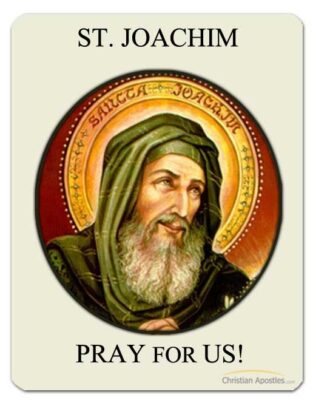 St. Joachim Grandfather of Jesus Pray for Us