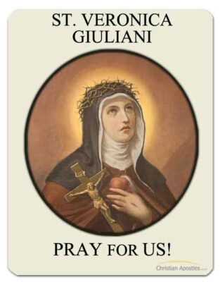 St. Veronica Giuliani Pray for us
