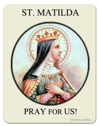 St. Matilda Medal – Patron Saint of Parents of Large Families ...
