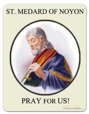 St. Medard of Noyon Pray for Us