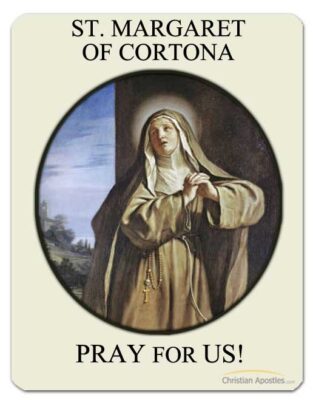 St. Margaret of Cortona Pray for Us