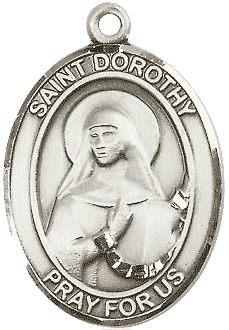 St. Dorothy medal necklace