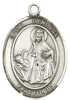 St. Dymphna Medal Necklace