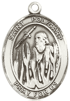 St. Polycarp medal necklace